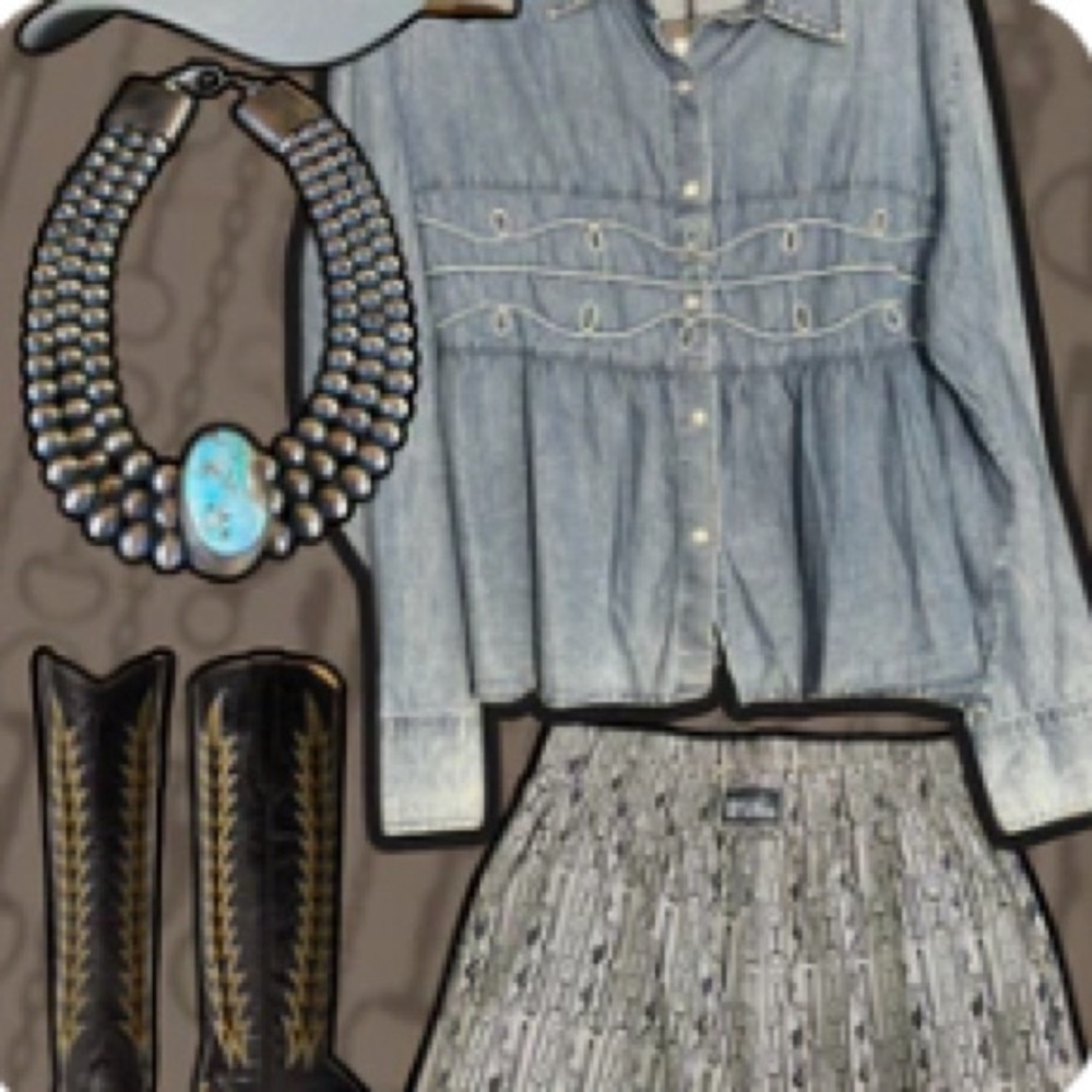 Denim Button Down Shirt